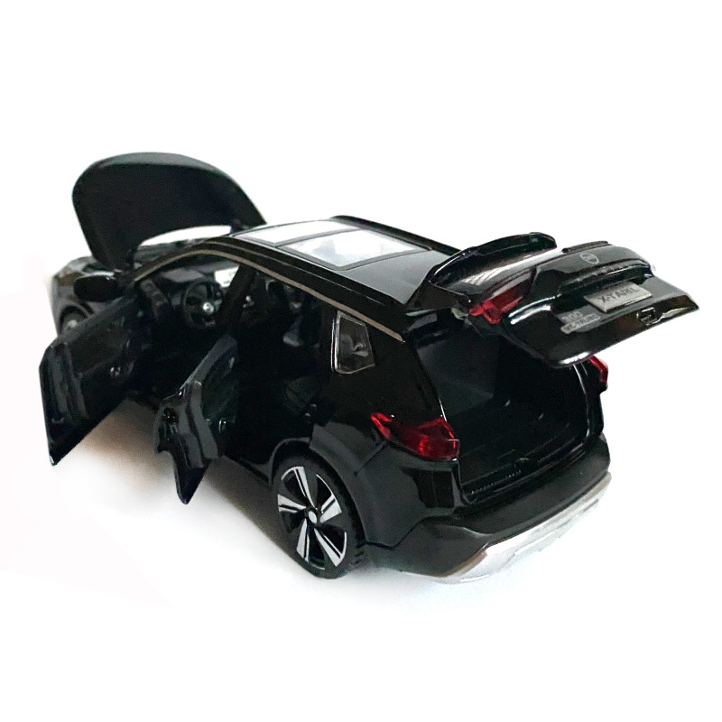Іграшкова машинка металева Nissan X-Trail VC-Turbo 300, ніссан, чорний, звук, світло, інерція, откр двері, капот, Автоексперт, 1:32,14,5*7*6см (ТК-10415)