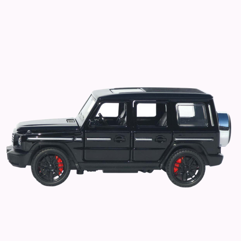 Машинка метал Mercedes-Benz G-Class (Гелендваген) АвтоЕксперт чорна 1:32 звук світло (LF-80110)