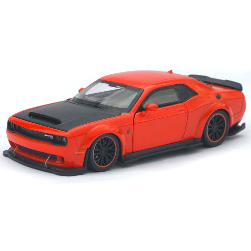 Машинка метал Dodge Challenger SRT Hellcat Redeye червона 1:32 світло звук інерція 15*6,5*4 см (TK-12200)