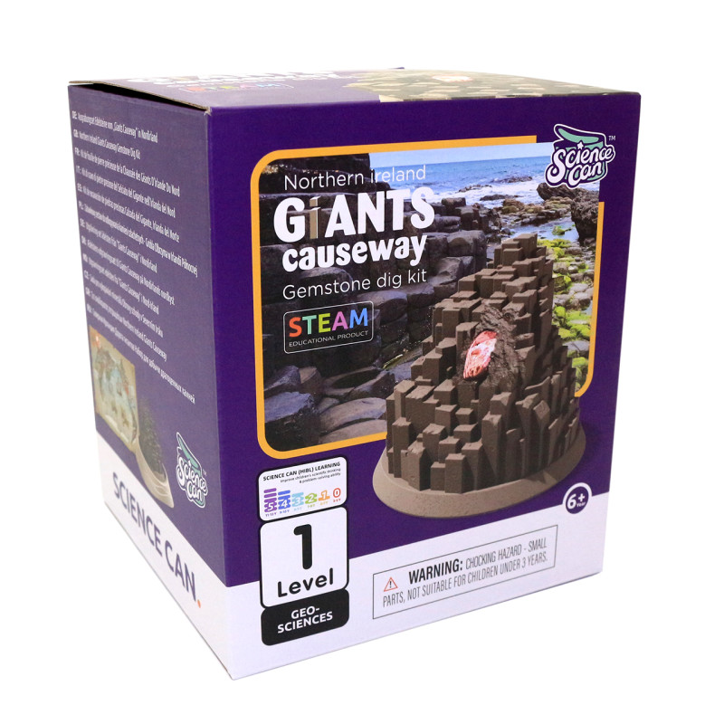 Розкопки дорогоцінного каміння Чорна гора Sciens Can Giant causeway Top Bright 21*18*19 см (160024G)