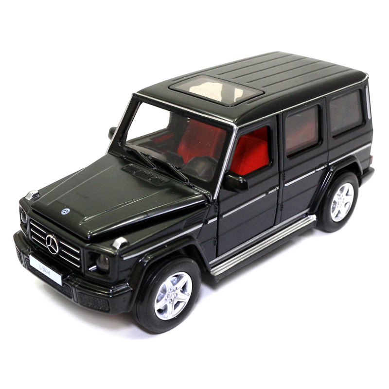 Іграшкова машинка металева «Mercedes-Benz G 350 d» Автопром Мерседес Гелендваген, чорний, 14*6*5 см, (68436)