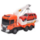 Евакуатор Scania з машинкою (світло, звук), Big Truck, TechnoDrive, 25х10х15см (6408KS)