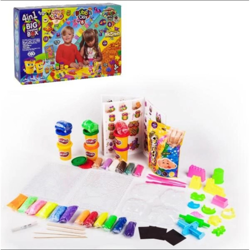 Набір для творчості Danko Toys 4в1 Big Creative Box BCRB-01-01U
