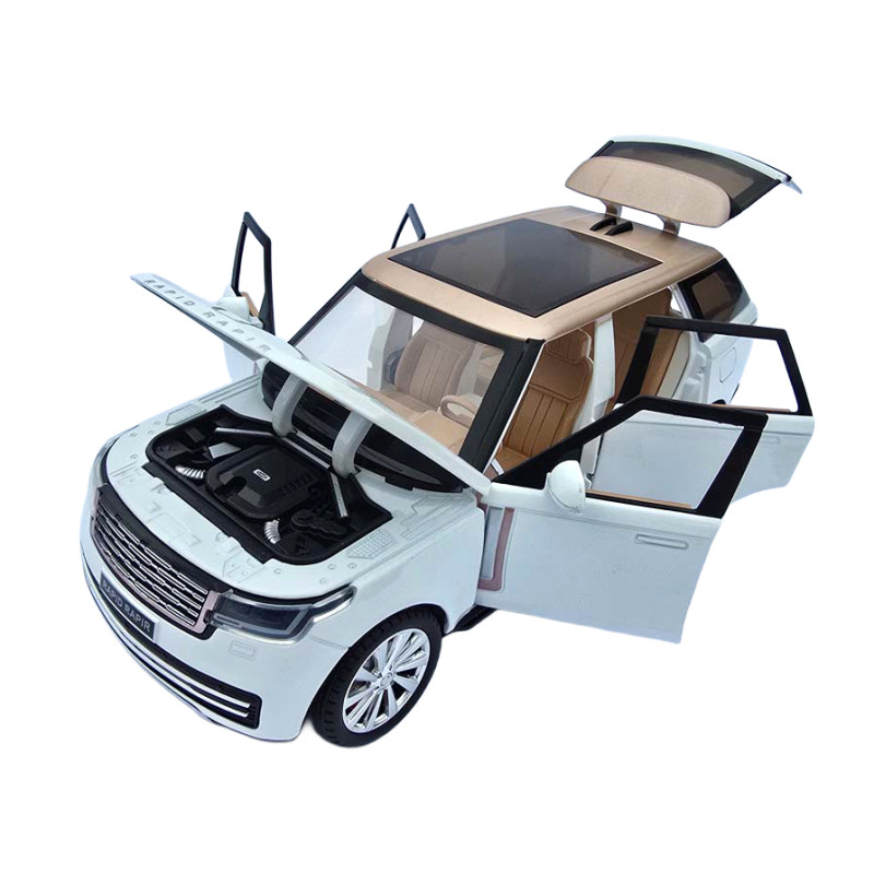 Машинка метал Range Rover L460 рендж ровер 1:24 білий світло звук 20,5*7*7см (RS-15526)