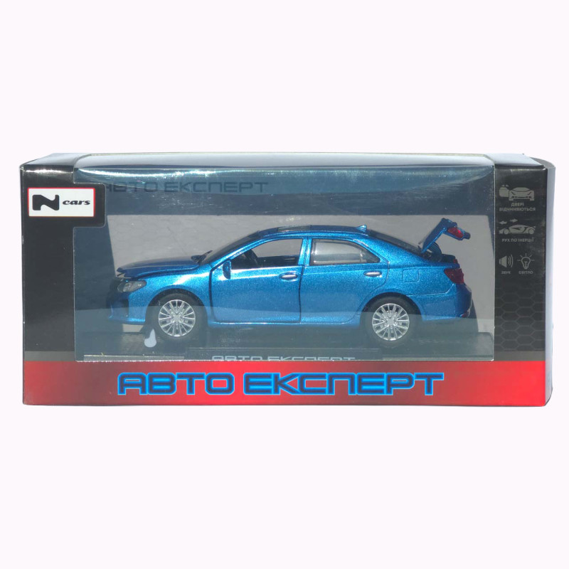 Машинка металева Toyota Camry "AutoExpert" Тойота синя звук світло 15*4*6 см (LF-79509)