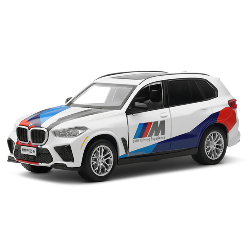 Машина метал BMW X5M БМВ 1:43 біла 5*11*3см (250411)