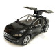 Машина металева Tesla Model 5 Тесла чорна 1:22 світло звук відч двері баг капот 21*8*7см (RS-66012)