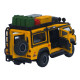 Машинка метал Land Rover Defender 110 жовтий 1:32 світло звук інерція відч двері багажник (TK-11779)