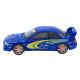 Машинка металл Subaru Impreza 22B STi (Субару Импреза) синяя 1:32 свет звук открыв двери капот багаж (TK-36180)
