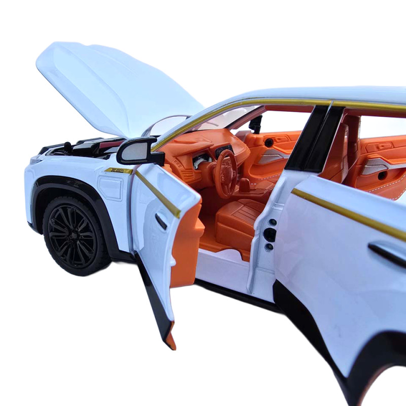 Машинка металева BMW XM БМВ біла Автопром 1:24 світло звук відкр двері баг капот 20,5*8*7 см (AP7742)