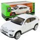 Машинка метал BMW X6 БМВ біла 1:32 світло звук відкр двері 15*6*5,5 см (68311)