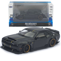 Машинка метал Dodge Challenger SRT Hellcat Redeye чорна 1:32 світло звук інерція 15*6,5*4 см (TK-12200)
