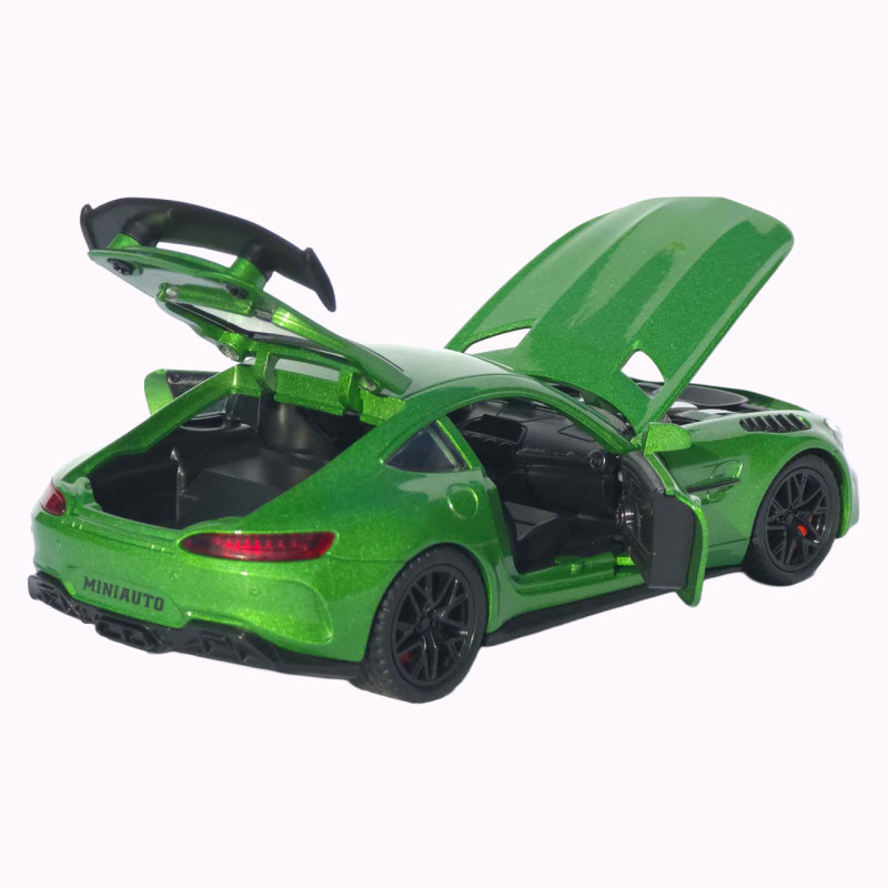 Машинка метал Mercedes-Benz AMG GT R АвтоЕксперт зелена 1:32 звук світло інерція (LF-99081)
