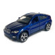 Іграшкова машинка металева BMW X6 АвтоЕксперт БМВ Х6 джип, синій, звук, світло, інерція, відкр. двері, капот, багажник, 15*6*5 см (LF-73744)