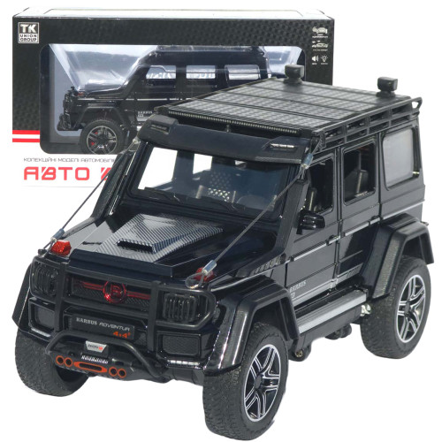 Машинка метал Brabus 800 Adventure XLP АвтоЕксперт чорна 1:24 звук світло відкриваються двері капот багажник (2814-25)