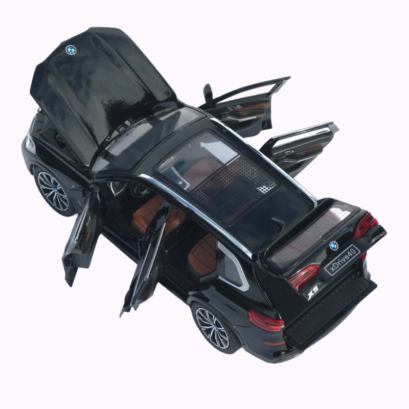 Машинка метал BMW X5 M Sport АвтоСвіт чорна 1:24 звук світло інерція 20,5*9,5*7,5 см (AP-2012)