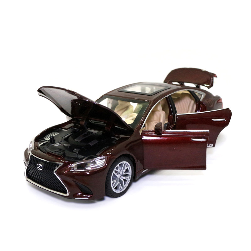 Машинка металева Lexus LS 500H "AutoExpert" Лексус ЛС 500 коричневый світло звук 16*4*6 см (GT-1823/11709)