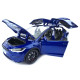 Машинка метал Tesla model X електрокар синя Тесла 1:24 відкр двері баг капот звук світло 17,5*7,5*5,5см (EL 97188)