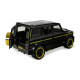 Машинка металл Mercedes-Benz G-Class Gelandewagen черная 1:24 звук свет открыв двери капот багажник (AP7717)