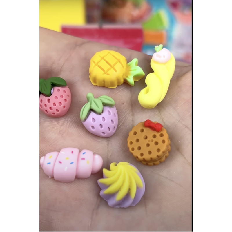 Набір для творчості Айс майстер WToys 12 скляночок фігурки кульковий пластилін симуляція вершків стрази блискітки в кор 22*3*20см (23708)
