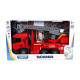 Пожарная машина Scania (свет, звук, функ. воды), Super Big Truck, TechnoDrive, 52х19х27см (5005KS)