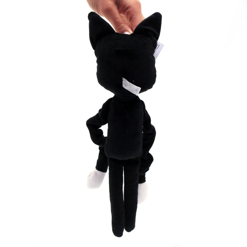 М'яка іграшка Картун Кет «Kinder Toys» Cartoon Cat Мультяшний Кіт чорний 32*12*10 см (00216-01)