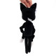 М'яка іграшка Картун Кет «Kinder Toys» Cartoon Cat Мультяшний Кіт чорний 32*12*10 см (00216-01)
