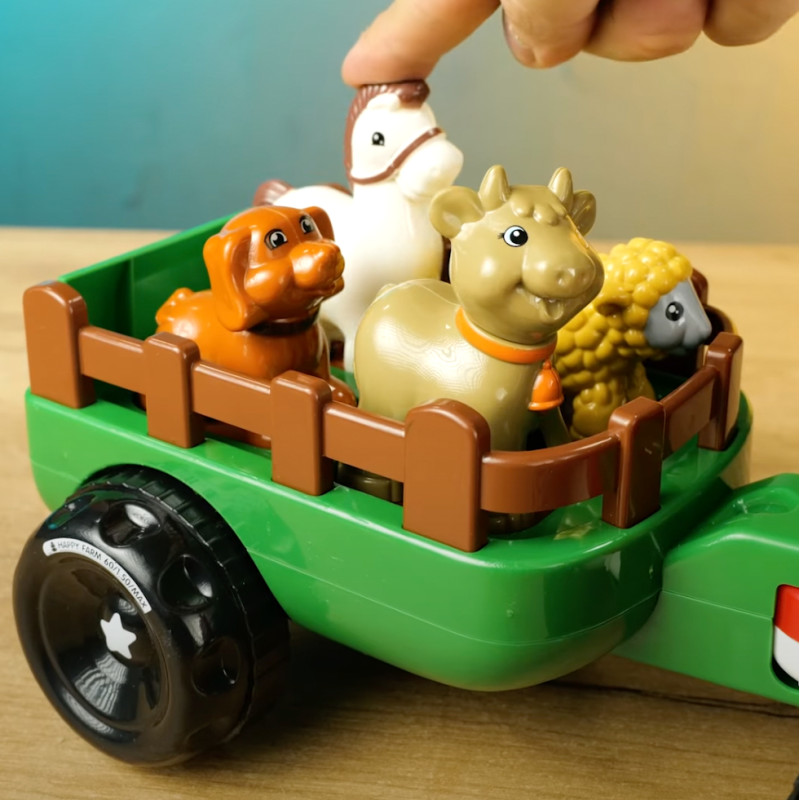 Трактор музичний WToys укр мова світло вірші казки пісні рух вперед 36*14*16см (37586)