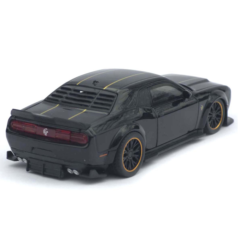 Машинка метал Dodge Challenger SRT Hellcat Redeye чорна 1:32 світло звук інерція 15*6,5*4 см (TK-12200)