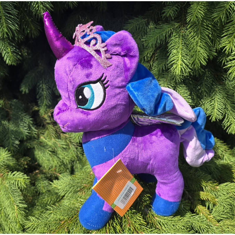 М`яка іграшка коник Моя маленька Поні Луна, My Little Pony, фіолетова, 36*11*33см. Копиця (00084-83)