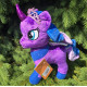 М`яка іграшка коник Моя маленька Поні Луна, My Little Pony, фіолетова, 36*11*33см. Копиця (00084-83)