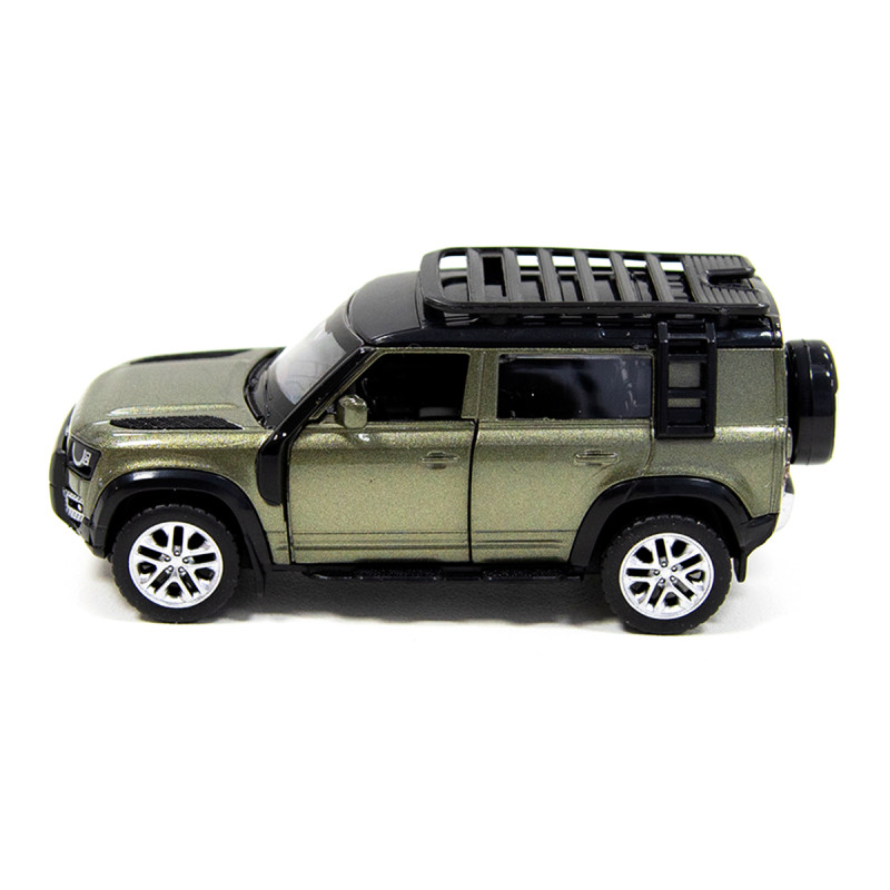 Іграшкова машинка металева LAND ROVER DEFENDER 110, ленд ровер дефендер, зелений, 4*11*4см (250289)