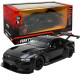Машинка металева Ford Mustang GT3 чорна 1:24 відкриваються двері капот 20,5*8,5*5 см (661293)