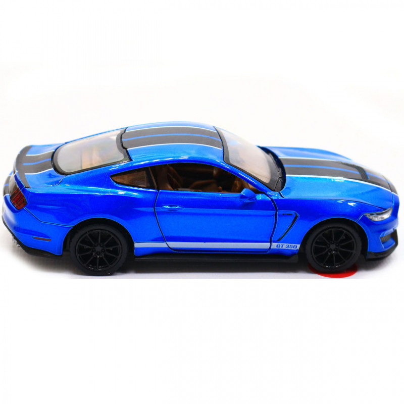 Машинка іграшкова Автопром «Ford Sheldy GT350» 14 см, світло, звук, синій (68441)