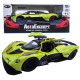 Машинка метал Aston Martin Valkyrie Астон Мартін зелена 1:32 світло звук 16*7,5*4см (31614)