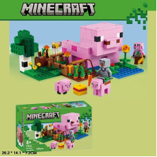 Конструктор Будинок для поросят Minecraft Майнкрафт 238 деталей 26*14*7 см (11846)