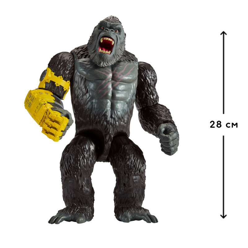 Ігрова фігурка Godzilla Kong Конг Ґодзілла гігант зі сталевою лапою 28см шарнірна (35552)