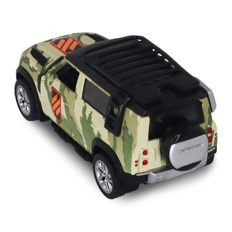 Машинка металева Шеврони Героїв 1:43 Land Rover Defender 110 3 ОШБр Ленд ровер 4*11*4см (250363M2)