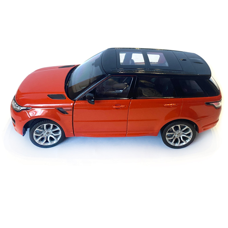 Іграшкова машинка металева WELLY 1:24 RANGE ROVER SPORT, рендж ровер спорт, відкр.двері, капот, червоний, 19*7.5*7см, (24059W)