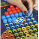 Мозаїка дитяча, 4FUN Game Club, 84 елементи, 12 картинок-шаблонів, щипці, кор 28*26*5см (67941)