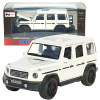 Машинка металл Mercedes-Benz G-Class (Гелендваген) АвтоЭксперт белая 1:32 звук свет (LF-80110)