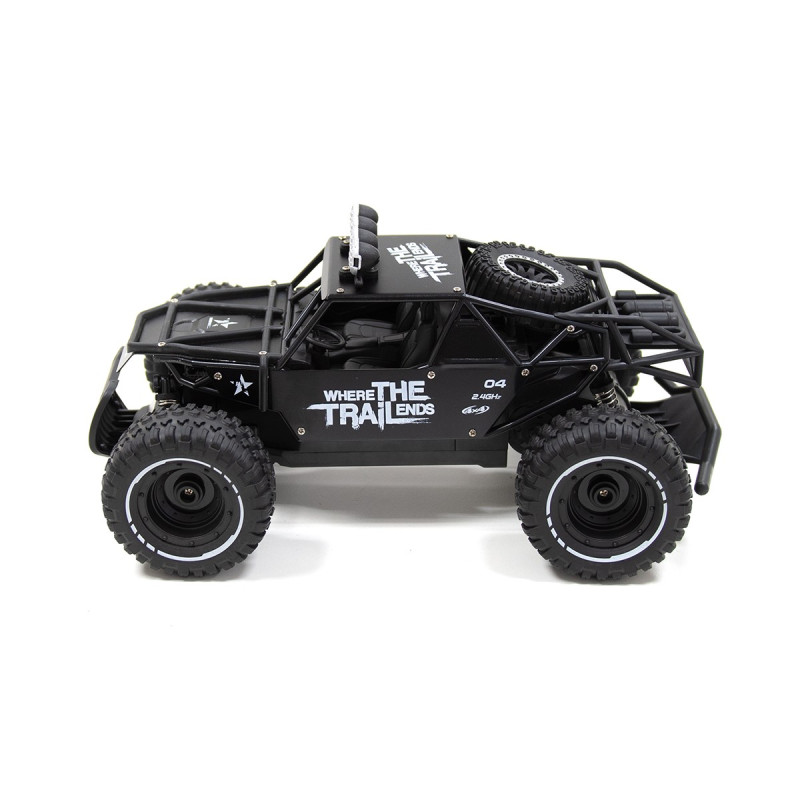 Машинка Off-road Crawler Race, черная, на радиоуправлении, черная, пульт, аккум  30х13х18см (SL-309RHMBl)