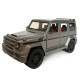 Машинка металева Mercedes-Benz G65 AMG Гелендваген Мерседес сірий 1:24 світло, інерція, відкриваються двері, багажник, капот, 21*8*9,5см (AP- 1708)