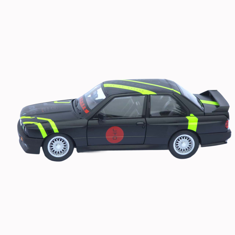 Машинка метал BMW M3 (E30) АвтоЕксперт чорна 1:24 світло звук відкр двері капот багажник (1558-25)