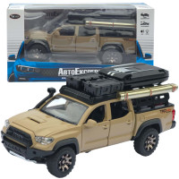 Машинка метал Toyota Tacoma TRD Pro АвтоЕксперт бежевий 1:32 звук світло інерція (ТК-9415)