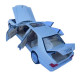 Машинка Mercedes-Benz W140 S біла метал 1:24 звук світло інерція 21*8*6,5см (1130-19)