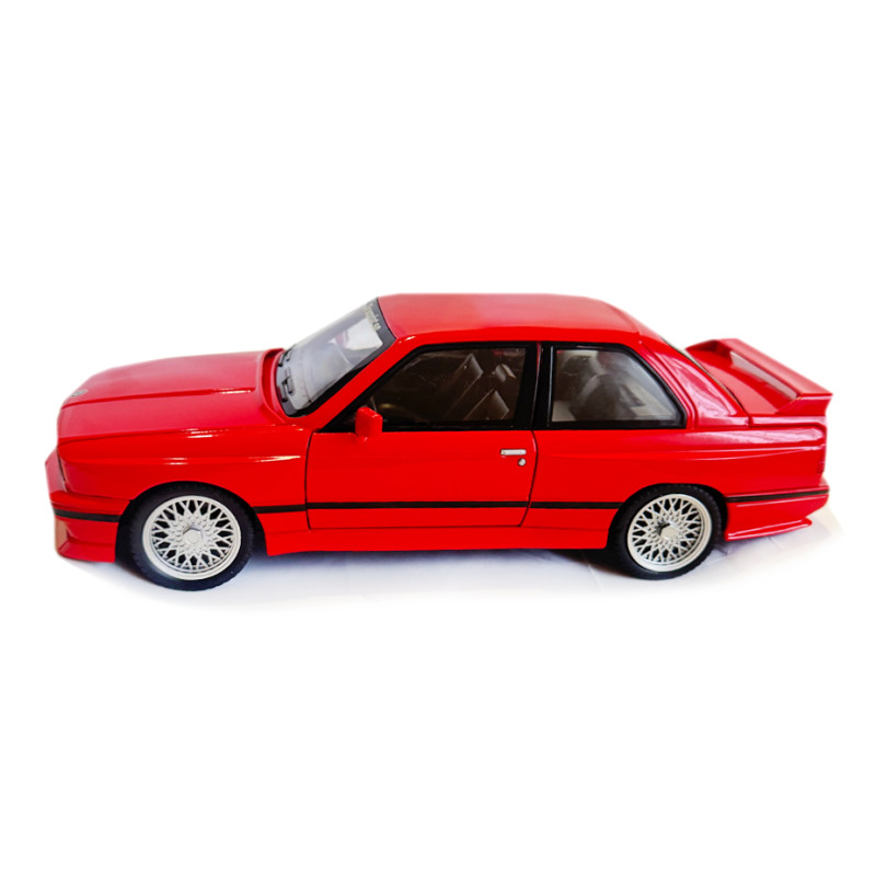 Машинка металева BMW M3 БМВ 1986 купе червона АвтоЕксперт 1:24 світло звук відкр двері баг капот 20,5*8*5,5 см (GT-99641)