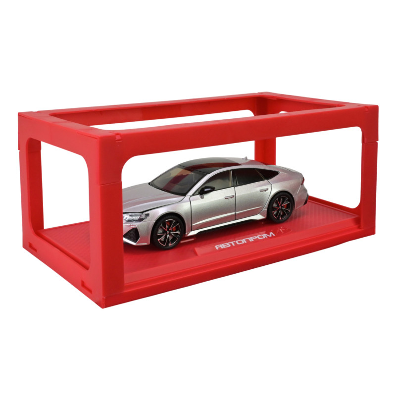 Машинка металева Audi RS7 Premium Sportback Ауді 1:24 срібляста звук світло 21*8*6 см (AP7755)