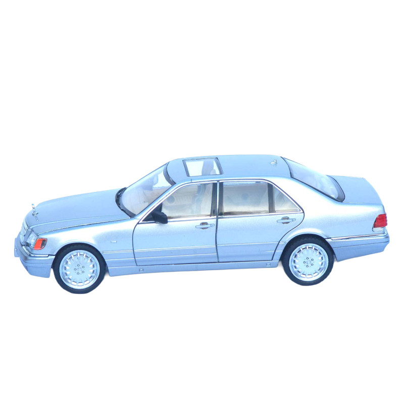 Машинка метал Mercedes-Benz S-Class W140 АвтоЕксперт срібляста 1:24 звук світло 21*8*6,5 см (G9765-42)