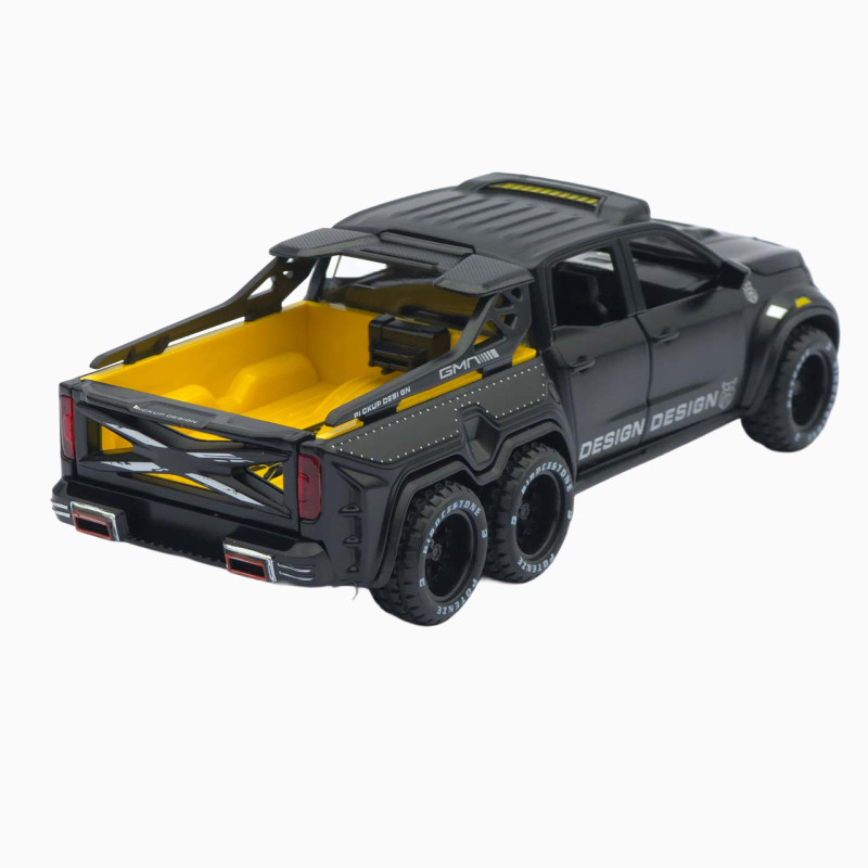 Машинка метал Mercedes-Benz X-Class 6x6 АвтоЕксперт чорна 1:32 світло звук інерція (ТК-8452)